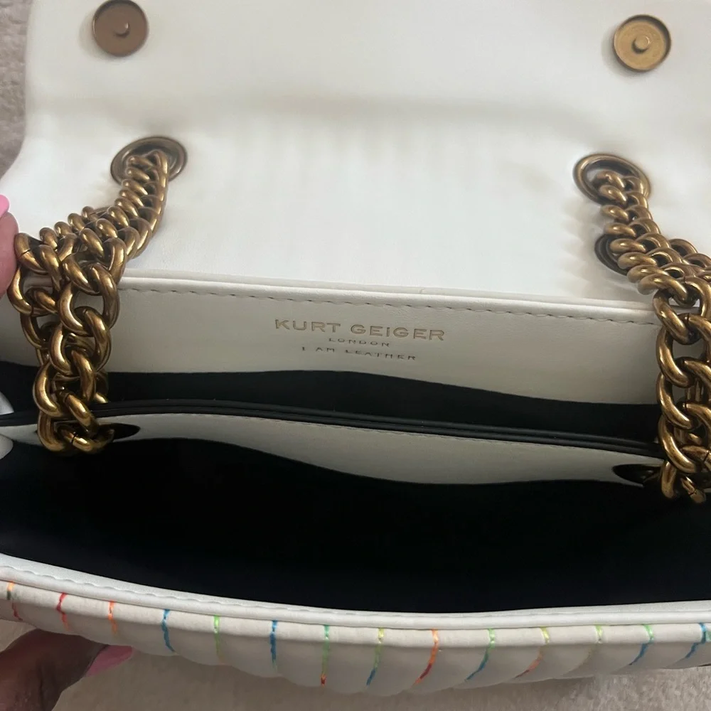 Kurt Geiger Multicolor Quilted Shoulder Bag - Picture 2 of 6